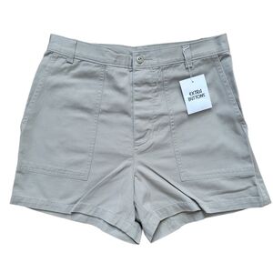J Crew Shorts Womens Size 8 Gray 100% Cotton Slash Pockets
